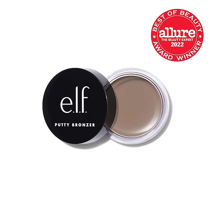 e.l.f. Putty Bronzer, Creamy & Highly Pigmented Formula, Shady, (10g) 0.35 Oz