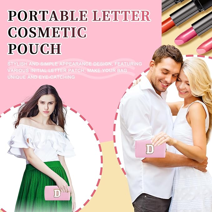 Personalized initial letter patch makeup