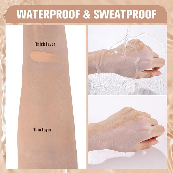 UCANBE Matte Liquid Foundation with Brush, Serum Foundation fl. oz.