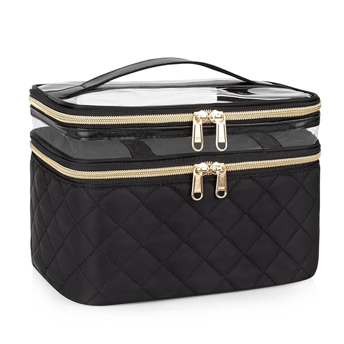 Ocheal makeup bag, double layer