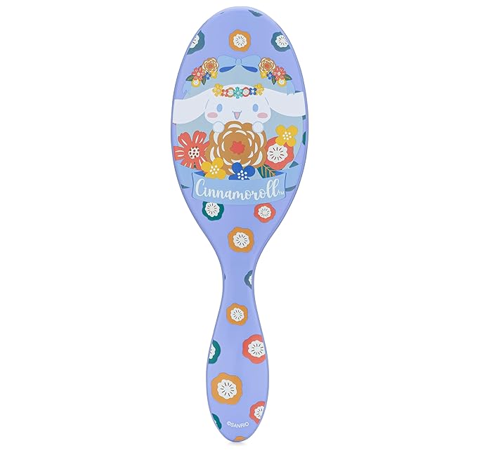 Wet Brush Hello Kitty and Friends Original Detangler Hair Brush, Cinnamaroll, Ultra-Soft IntelliFlex Bristles, Easy Detangling For All Hair Types (Wet Dry & Damaged), Women & Men