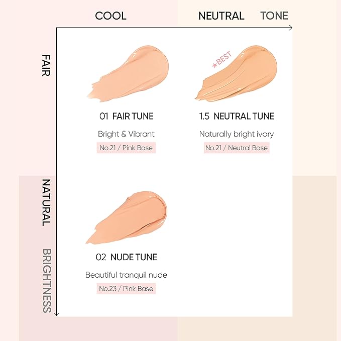Skin Tune Vegan Cover Cushion Foundation 02 NUDE