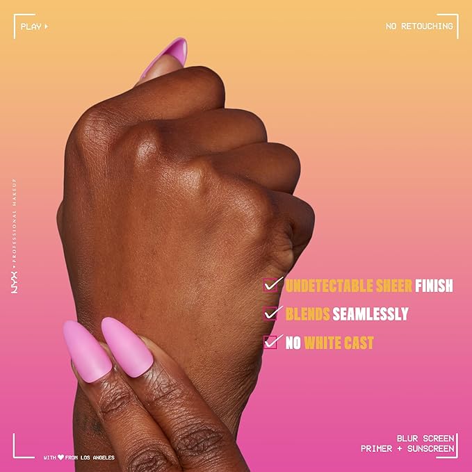 NYX PROFESSIONAL MAKEUP Blurscreen SPF 30 Primer, 3-in-1 Greasy Feeling