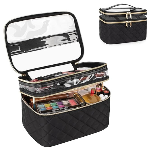 Ocheal makeup bag, double layer
