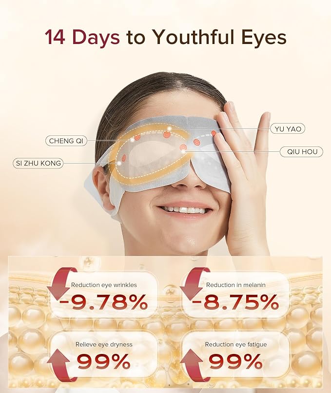 3d self heated eye mask