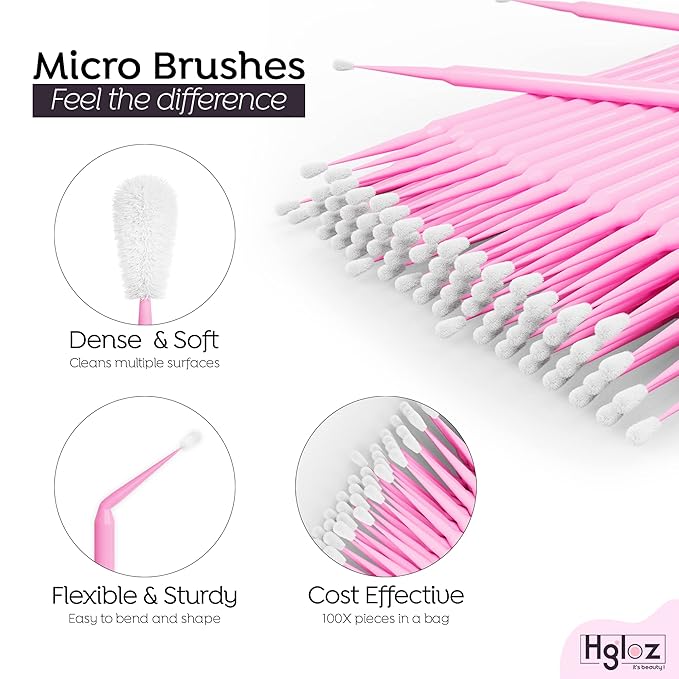 Microswabs for eyelash extensions pack