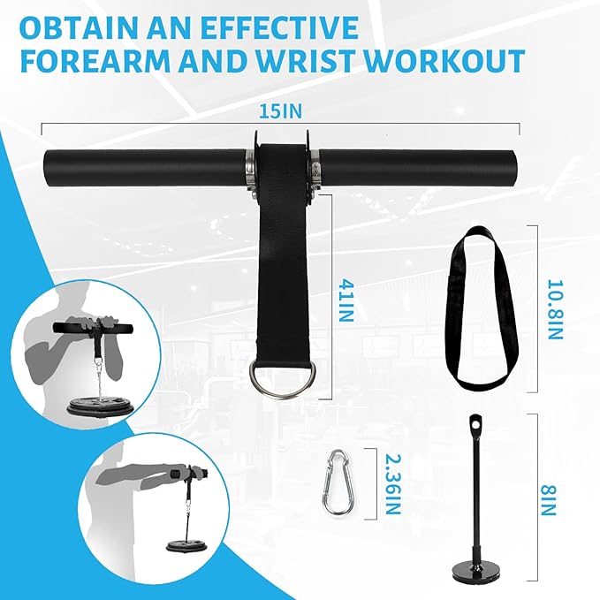 Forearm Strengthener,Wrist Roller,Forearm Strength Trainer,Can Exercise Without Weights,