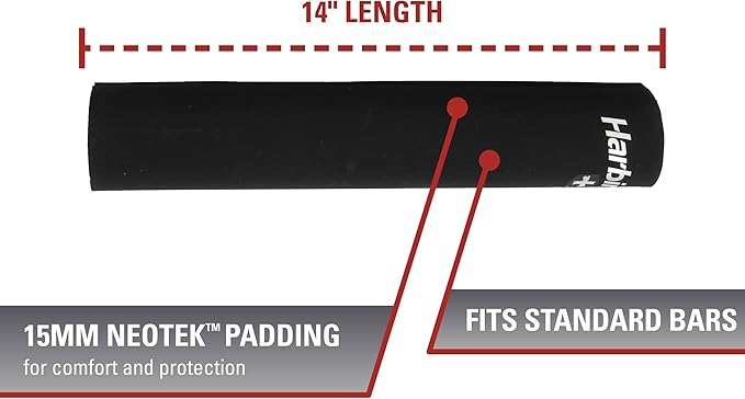 Harbinger NeoTek Foam Core Bar Pad 14" & 16" for