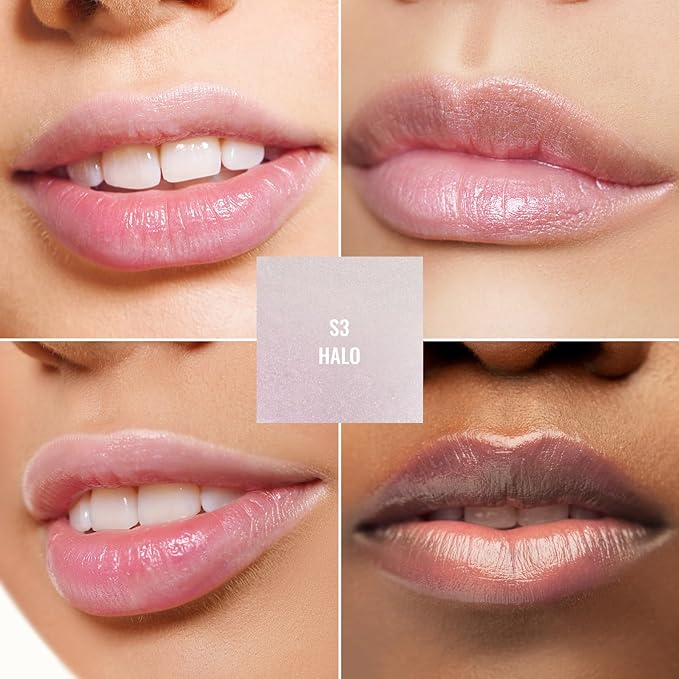 Oulac Moisturizing Shine Lipstick For Women Christmas Set 2PCS, 2 in 1 Tinted Lip Balm for Winter, Hydrated Juicy and Glossy Lip Color for Dry, Cracked and Chapped Lips, Vegan [S03+S05]