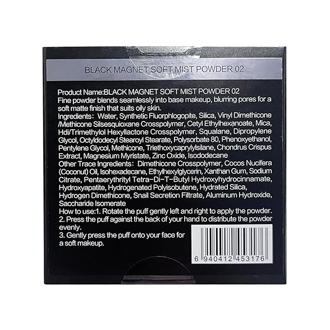 Oil Control Face Pressed Powder Compact, 24H Longlasting skin () 0.28Oz