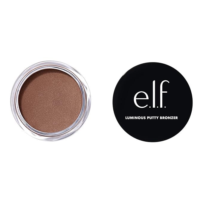 e.l.f. Luminous Putty Bronzer, Lightweight Putty-to-Powder Bronzer For
