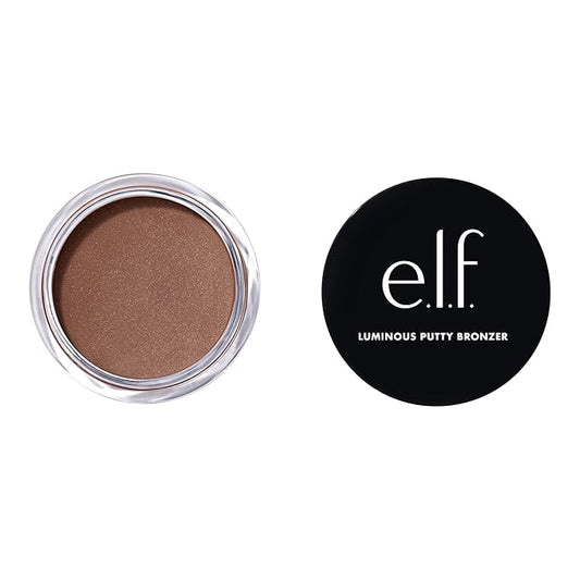 e.l.f. Luminous Putty Bronzer, Lightweight Putty-to-Powder Bronzer For