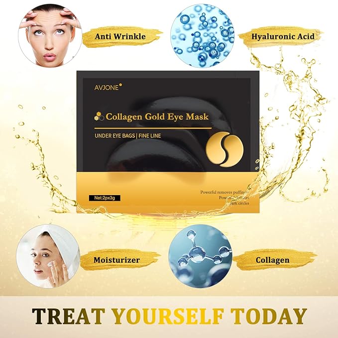 Avjone 24k gold eye mask