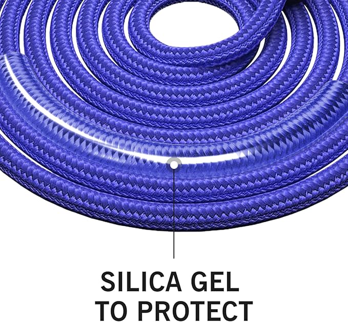 FITMYFAVO Jump Rope Cotton Adjustable Skipping Weighted jumprope