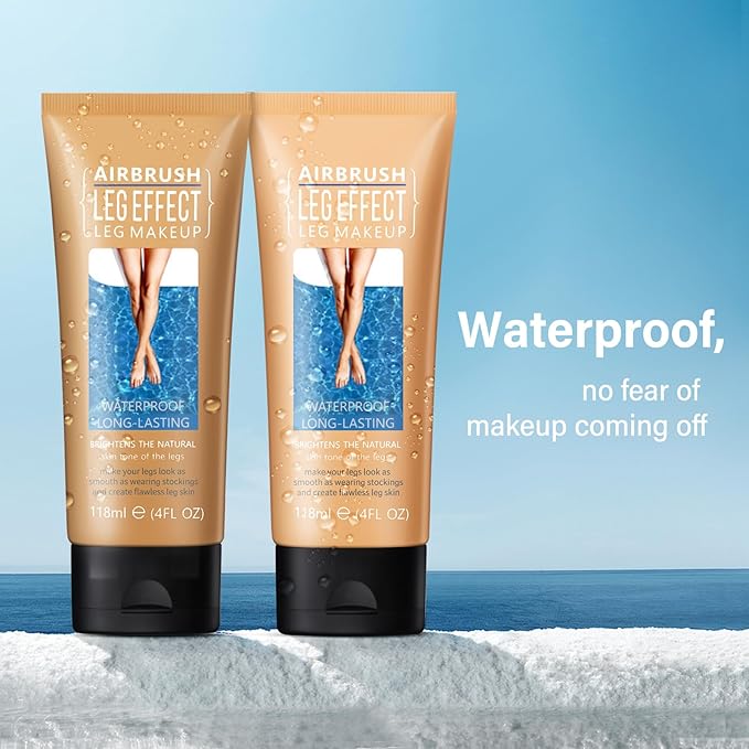 Boobeen Leg And Body Makeup Foundation, Waterproof Cover Skin Tone, 4 Oz