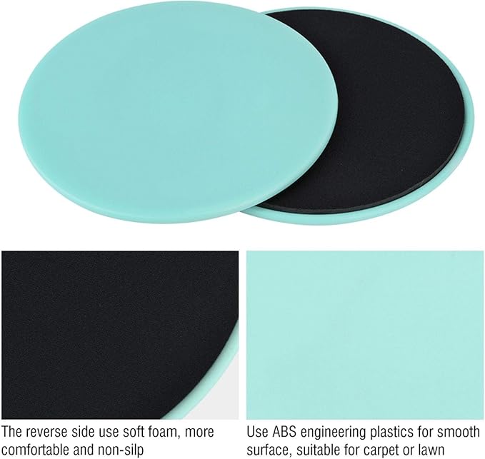 Fitness Disc Slides 2pcs Gliding