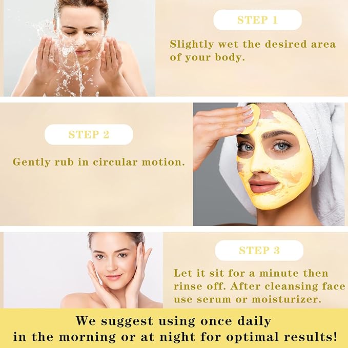 40 pads turmeric cleansing pads