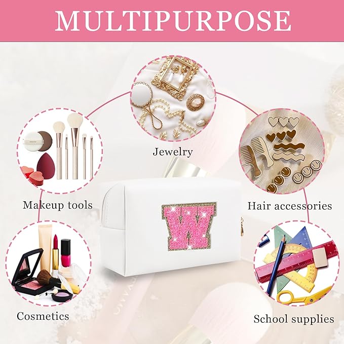 Personalized initial letter patch makeup