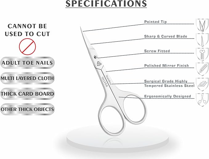 Nail Scissors Curved - Professional