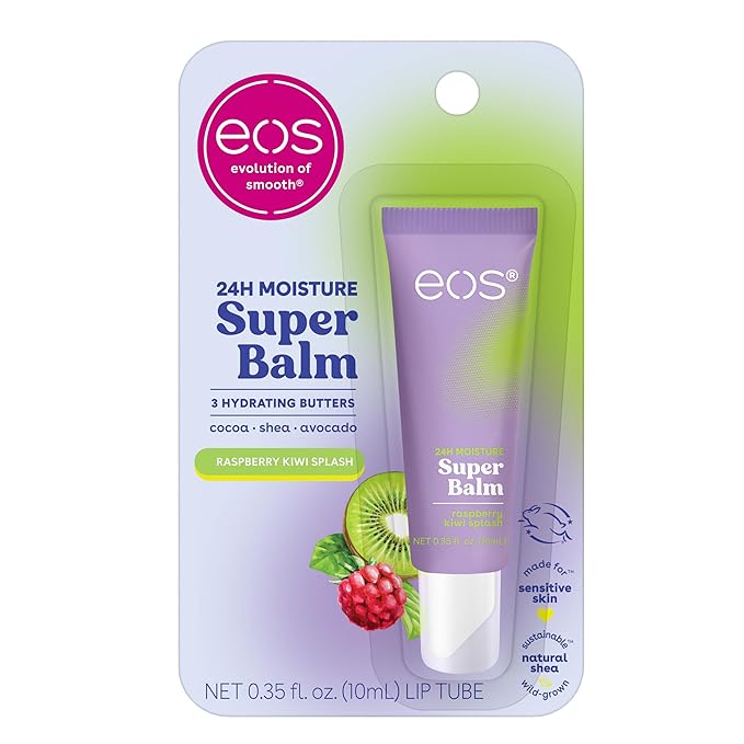 eos 24H Moisture Super Balm- Raspberry