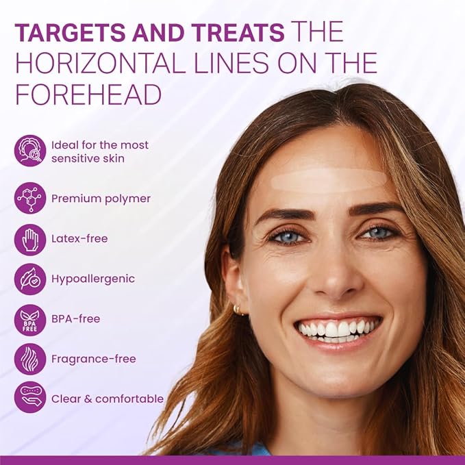 Furlesse Rows Wrinkle Patches, Overnight Forehead Anti-Aging