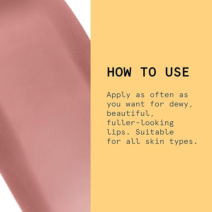 Beauty Pie Wondergloss Collagen Lip Oil + (Nude Nectar) – Hydrating, Plumping, Non-Sticky Gloss with Collagen AC Micro-Vectors & Cherry Oils