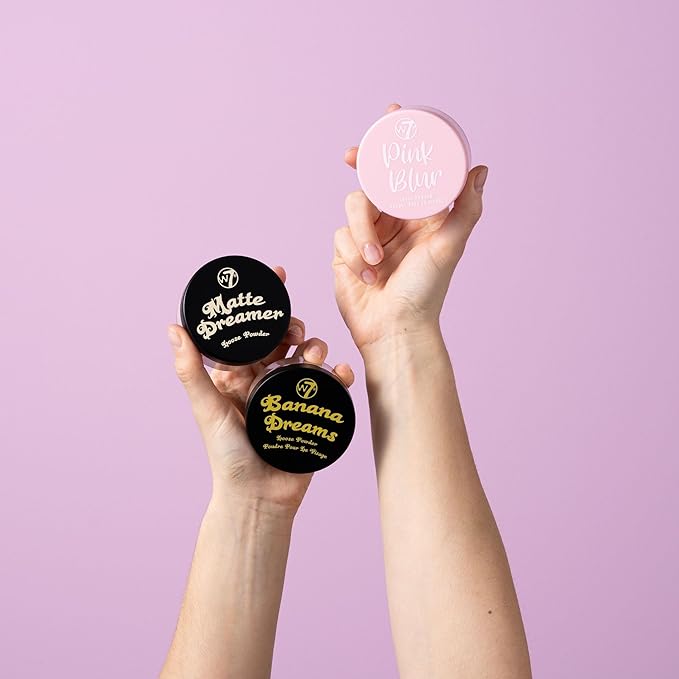 W7 Loose Face Powder Trio - 3 Piece Flawless Makeup