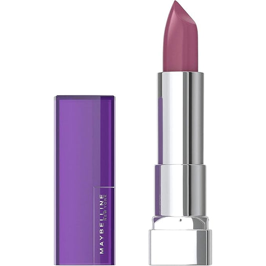 Maybelline Color Sensational Lipstick, Lip Makeup, Cream Finish, Hydrating Lipstick, On The Mauve, Mauve ,1 Count