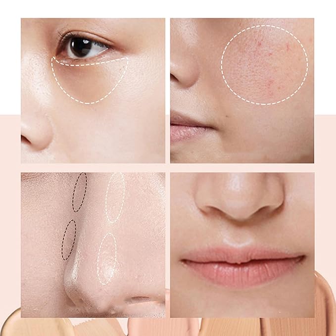 Mallofusa Single Color Face Makeup Concealer Foundation Palette 0.49oz