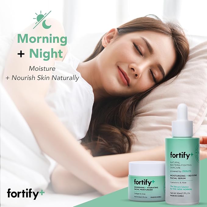 9-in-1 Ultimate Hydration Facial Set - Nourishing Moisturizer & Serum Duo, Dermatologist Tested - Hydrates & Protects Skin Barrier, Clean Beauty, Made in Korea - 2 x 50ML/1.7Fl Oz