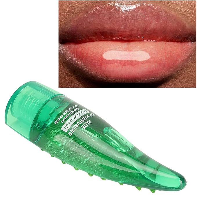 Lip Gloss, Professional Moisturizing Silicone Brush Head Portable Lip Oil Remove Dead Skin Soften Skin For Dry Mouth