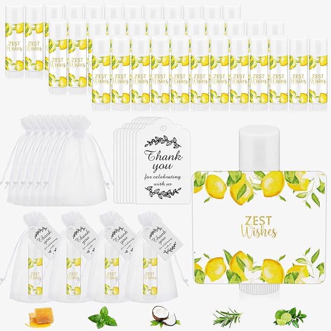 Fumete 50 Pack Lemon Baby Shower Classroom