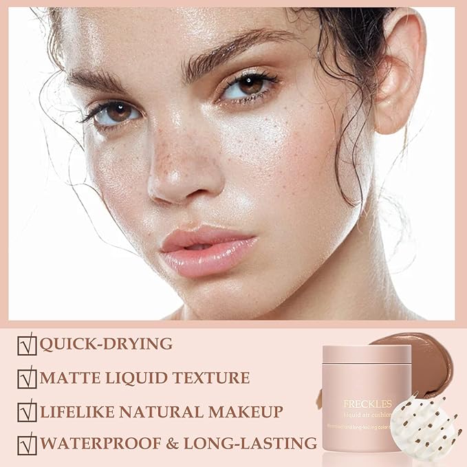 Boobeen Freckle Stamp Face Freckles Air Cushion Liquid