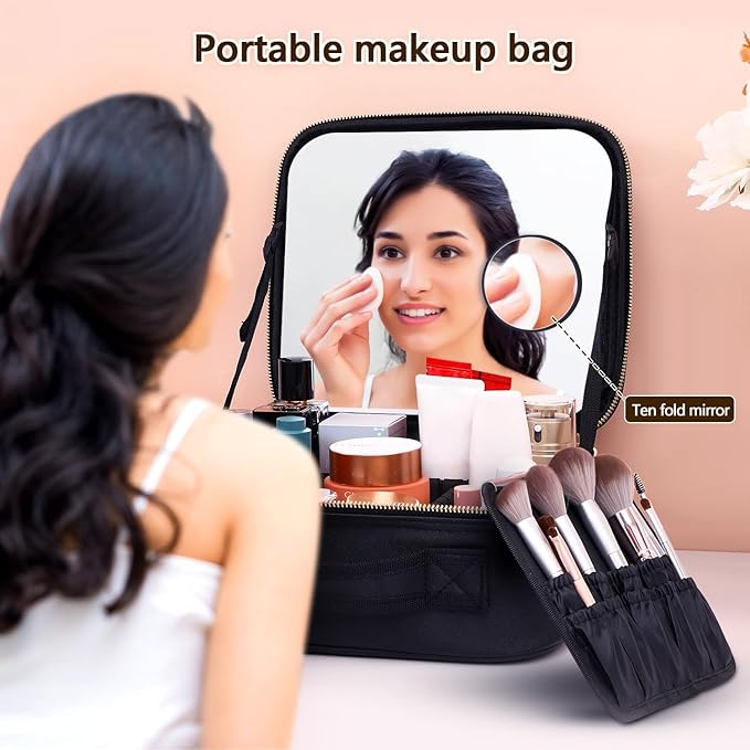 Vanmrior travel makeup bag make