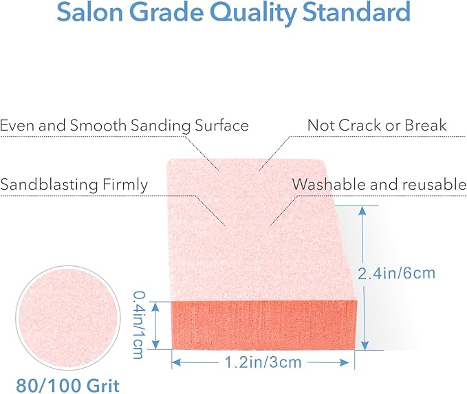 Nail buffer block, 40pcs mini