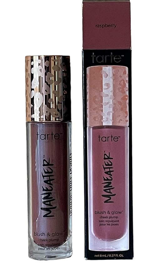 tarte maneater blush & glow cheek plump (raspberry, 0.27 Fl Oz