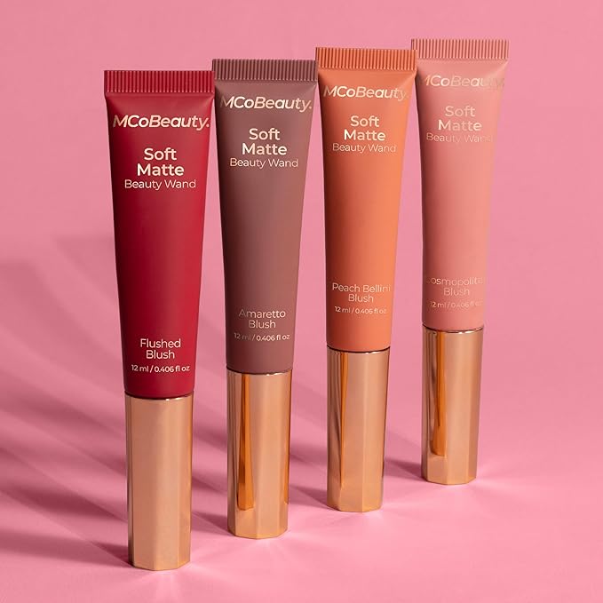 MCoBeauty Soft Matte Beauty Wand, Cosmopolitan Blush, Velvety
