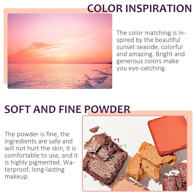 16 Girds Colorful Matte Shimmer Eyeshadow Palette