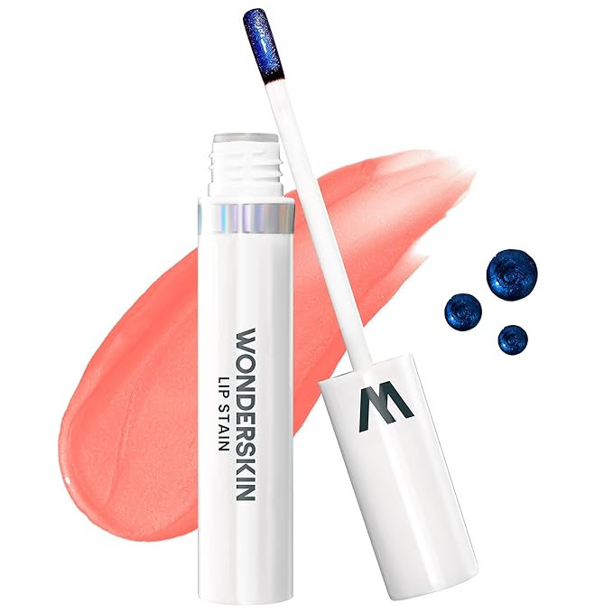 Wonderskin Wonder Blading Lip Stain Peel Off Masque - Long Lasting, Waterproof and Transfer Proof Pink Lip Tint, Matte Finish Peel Off Makeup (Crush Masque)
