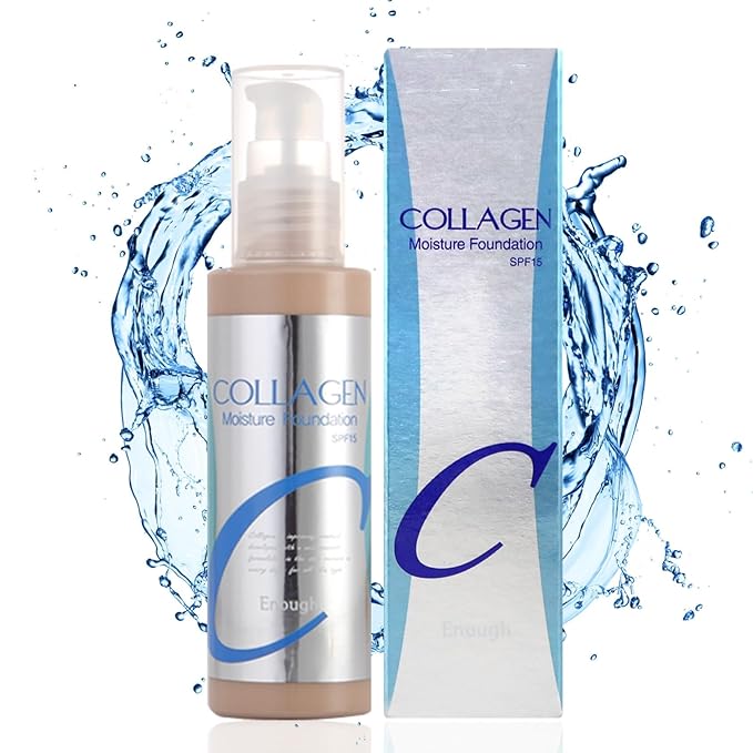 Enough Collagen, Moisture Foundation, SPF 15, 21, 3.38 oz () 100 ml