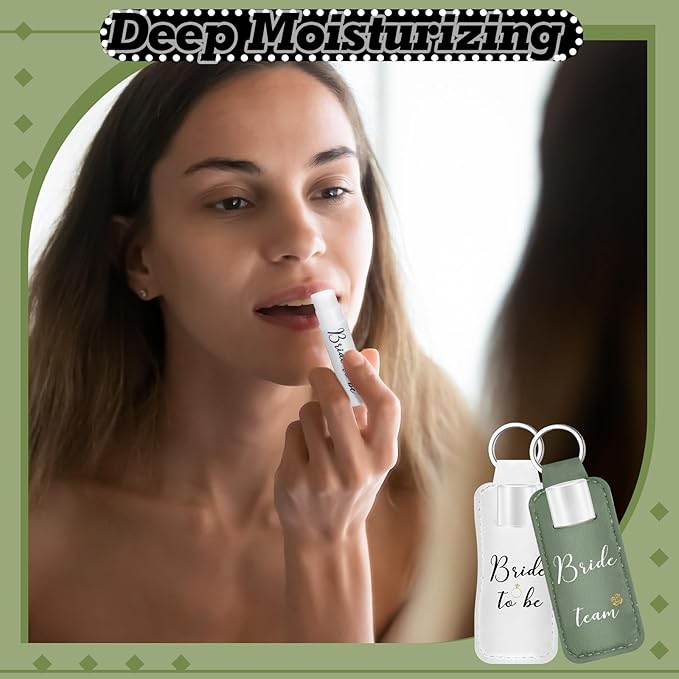 24 Pack Bachelorette Party Favor Lip Balm Set Gifts