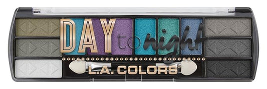 L.A. COLORS Day to Night 12 Color Eyeshadow, After Dark CES432