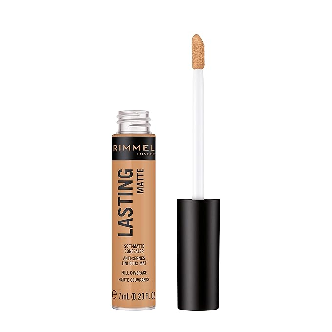 Rimmel Lasting Radiance Concealer and Eye Illuminator with Soft Beige, 7 ml