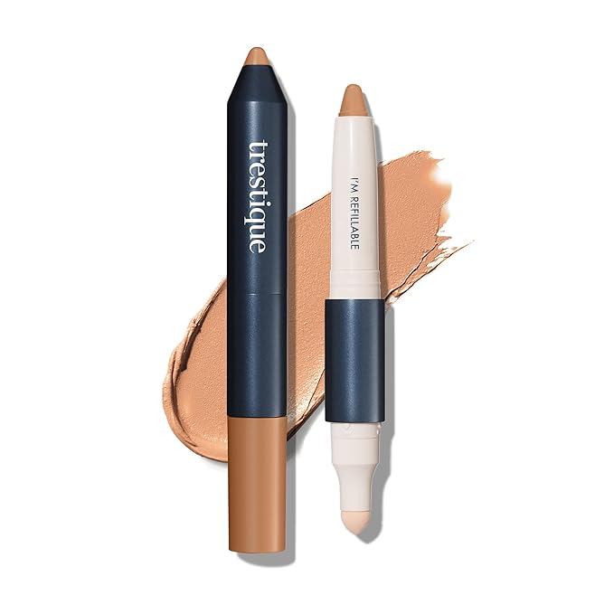 Trestique Concealer Crayon, Refillable Makeup Concealer With Built-In