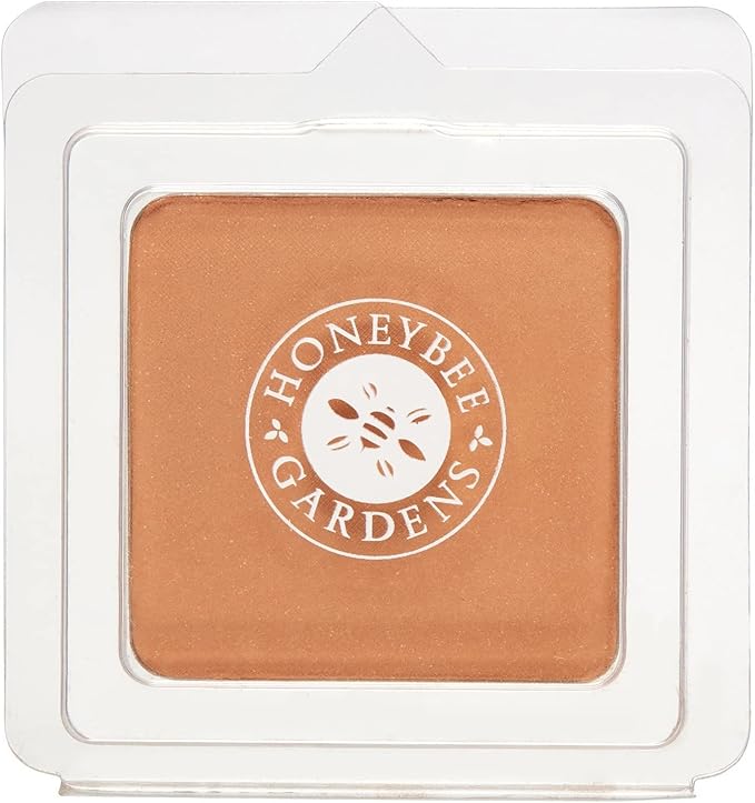 Honeybee Gardens Pressed Mineral Powder Foundation Refill, Sundance, Vitamin E, 7.5g