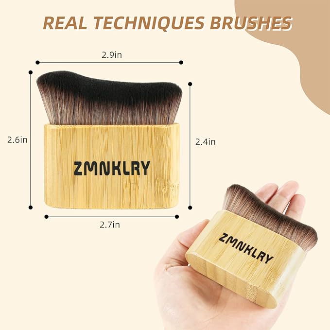 Kabuki Brush, Body Self Tanner Brush, Professional Tanning Brush, Kabuki Brush for Self Tanner, Bronzer Brush for Face, Tanning Brush for Self Tan, Upgrade Bronzer Brush, Body Makeup Brush