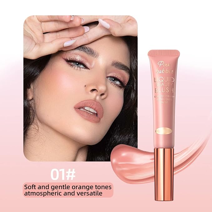 Liquid Blush Makeup Wand, Velvet Cream Blush Stick