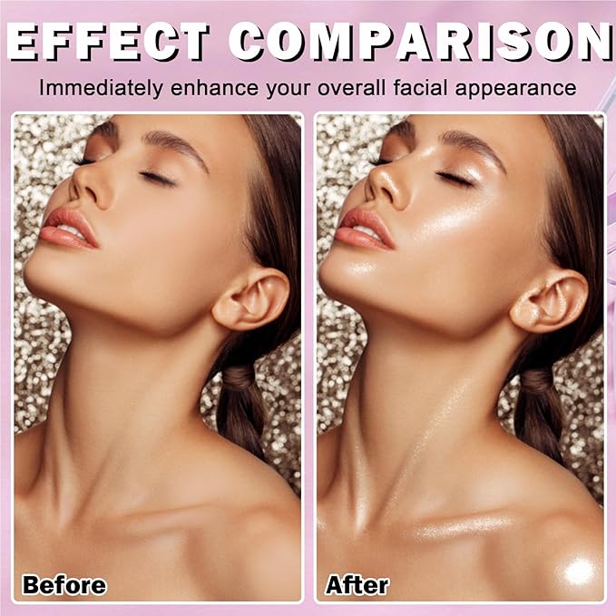 White Highlighter Makeup Palette Face Highlighter Powder Iluminadores Pearl White