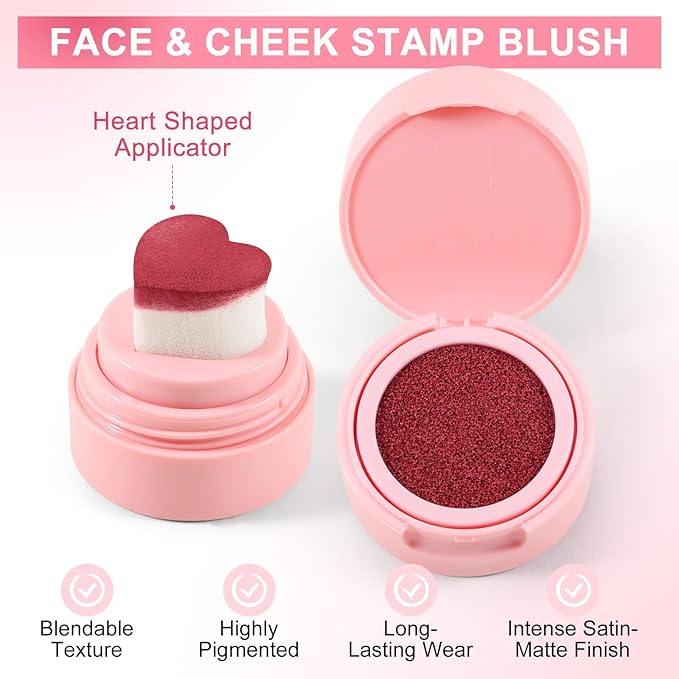 Boobeen Liquid Blush for Cheeks, Buildable & Blendable