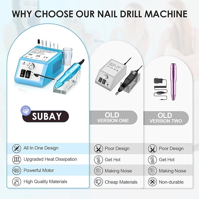 Subay professional nail drill electric